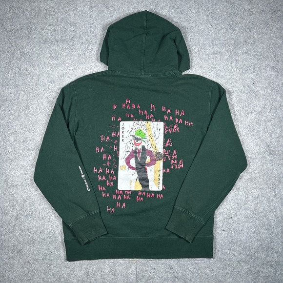 Uniqlo Other - Uniqlo pullover Hoodie Mens Large Green Jean-Michel Basquiat Joker DC Comics